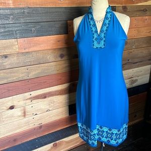 White House Black Market // Blue Sleeveless // Movie/TV Dress